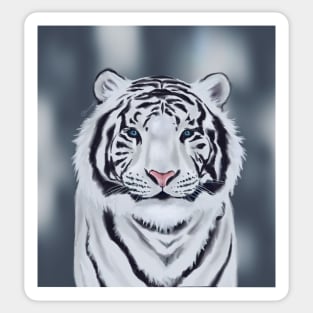 White tiger Sticker